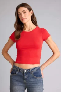 DeFacto Fitted Rib T-Shirt - Image 3