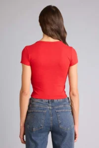DeFacto Fitted Rib T-Shirt - Image 5
