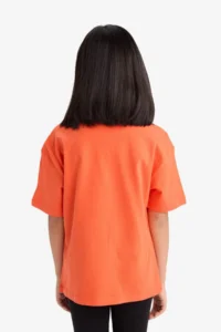 DeFacto Oversize Wide Pattern Printed Crew Neck Short Sleeve T-Shirt Girl Child - Image 6