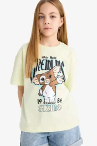 DeFacto Gremlins Oversize Wide Fit Crew Neck Short Sleeve T-Shirt Girls - Image 3
