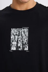 DeFacto 100% Cotton Regular Fit Crew Neck Printed Short Sleeve T-Shirt - Image 5