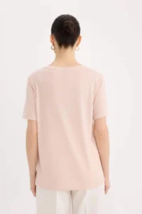 DeFacto Regular Fit Crew Neck Printed Short Sleeve T-Shirt - Image 6