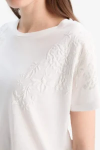 DeFacto Regular Fit Crew Neck Basic Plain Short Sleeve T-Shirt - Image 5