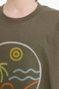 DeFacto Crew Neck Embroidered Short Sleeve T-Shirt Boy - Image 5