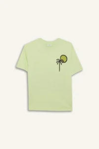 DeFacto Crew Neck Back Printed Short Sleeve T-Shirt Boy - Image 8