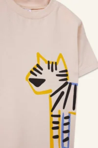 DeFacto Crew Neck Printed Short Sleeve T-Shirt for Baby Boy - Image 2