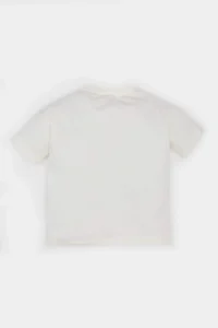 DeFacto Dinosaur Printed Short Sleeve T-Shirt Baby Boy - Image 3