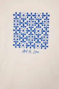 DeFacto Regular Fit Crew Neck Ethnic Patterned Short Sleeve T-Shirt - Image 7