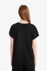 DeFacto Regular Fit Crew Neck Patterned Short Sleeve T-Shirt - Image 6