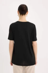 DeFacto Regular Fit Crew Neck Printed Short Sleeve T-Shirt - Image 6