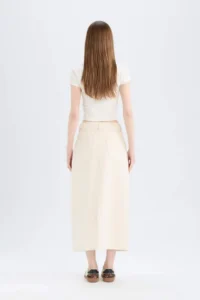 DeFacto Long Fit Jeans LONG Size Skirt - Image 6