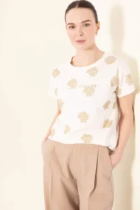 DeFacto Crew Neck Patterned Short Sleeve T-Shirt - Image 3