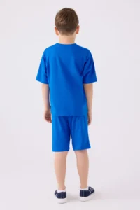 US Polo Assn. U.s. Polo Shirt Assn Boys' Blue Bermuda Set - Image 5