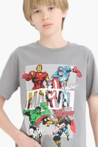 DeFacto Marvel Comics Crew Neck Short Sleeve T-Shirt Boy