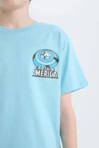 DeFacto Marvel Avengers Crew Neck Short Sleeve T-Shirt Boy - Image 6