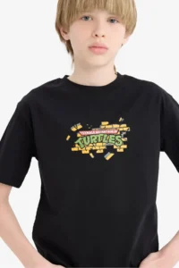DeFacto Teenage Mutant Ninja Turtles Crew Neck Short Sleeve T-Shirt Boy - Image 2