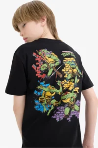 DeFacto Teenage Mutant Ninja Turtles Crew Neck Short Sleeve T-Shirt Boy - Image 8