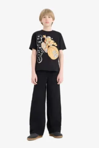 DeFacto Garfield Crew Neck Short Sleeve T-Shirt Boy - Image 2