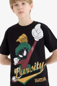 DeFacto Looney Tunes Crew Neck Short Sleeve T-Shirt Boy - Image 2