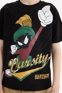 DeFacto Looney Tunes Crew Neck Short Sleeve T-Shirt Boy - Image 6