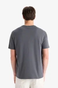 DeFacto 100% Cotton Deadpool Regular Fit Crew Neck Short Sleeve T-Shirt - Image 6