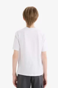 DeFacto Crew Neck Printed Short Sleeve T-Shirt Boy - Image 6