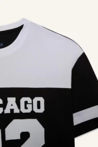 DeFacto Quick Drying Oversize Wide Fit Crew Neck Printed Athlete Short Sleeve T-Shirt - Image 8