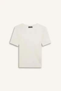 DeFacto Slim Fit Narrow Cut Crew Neck Basic Plain Ribbed Camisole Short Sleeve T-Shirt - Image 6