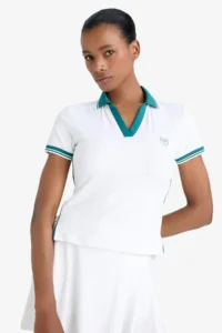 DeFacto Standard Fit Polo Neck Printed Athlete Short Sleeve White T-Shirt - Image 3