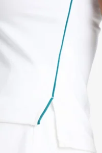 DeFacto Standard Fit Polo Neck Printed Athlete Short Sleeve White T-Shirt - Image 6
