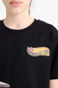 DeFacto Hot Wheels Crew Neck Short Sleeve T-Shirt Boy - Image 5