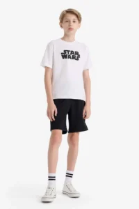 DeFacto Star Wars Crew Neck Short Sleeve T-Shirt Boy - Image 2