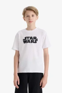 DeFacto Star Wars Crew Neck Short Sleeve T-Shirt Boy - Image 4