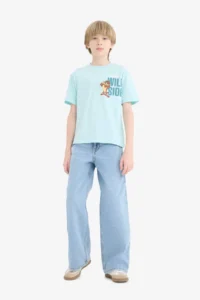 DeFacto Looney Tunes Crew Neck Short Sleeve T-Shirt Boy - Image 2