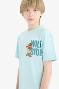 DeFacto Looney Tunes Crew Neck Short Sleeve T-Shirt Boy - Image 5