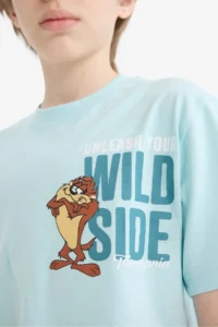 DeFacto Looney Tunes Crew Neck Short Sleeve T-Shirt Boy - Image 6