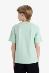 DeFacto Minecraft Crew Neck Short Sleeve T-Shirt Boy - Image 6