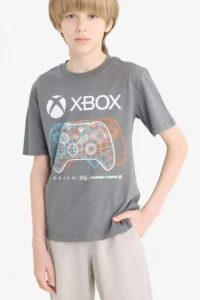 DeFacto Xbox Crew Neck Short Sleeve T-Shirt Boy - Image 4