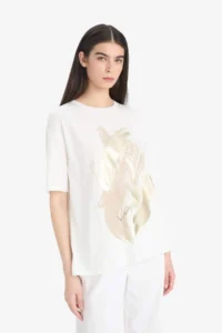 DeFacto 100% Cotton Regular Fit Printed Combed Cotton T-Shirt - Image 4