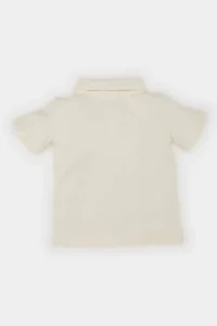 DeFacto Polo Neck Printed Pique Short Sleeve T-Shirt Baby Boy - Image 5