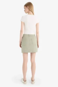 DeFacto Normal Waist Gabardine Mini Skirt - Image 6