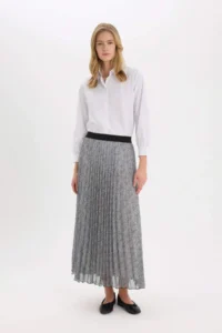 DeFacto Pilise Patterned Siphon Maxi Skirt - Image 3