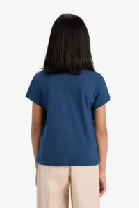 DeFacto Crew Neck Printed Short Sleeve T-Shirt Girls - Image 6