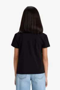 DeFacto Crew Neck Printed Short Sleeve T-Shirt Girl - Image 5