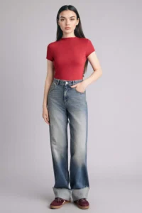 DeFacto slim Fit Half Turtleneck T-Shirt - Image 2