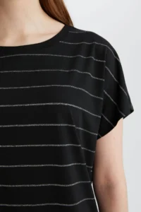 DeFacto Short Sleeve Black Women T-Shirt E6075AX/BK81 - Image 4