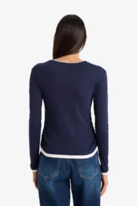 DeFacto Women Sweat E6548AX/NV245 NAVY - Image 3