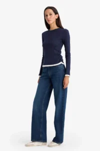 DeFacto Women Sweat E6548AX/NV245 NAVY - Image 4