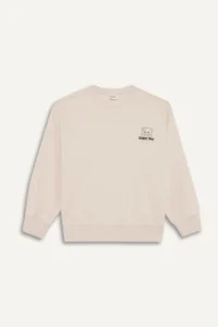 DeFacto Oversize Wide Fit Crew Neck Printed Sweatshirt Girl Child - Image 7