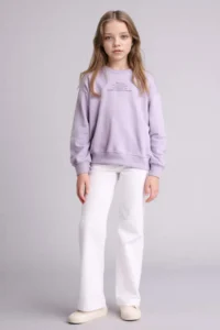 DeFacto Relax Fit Printed Sweatshirt Girls' - Image 2